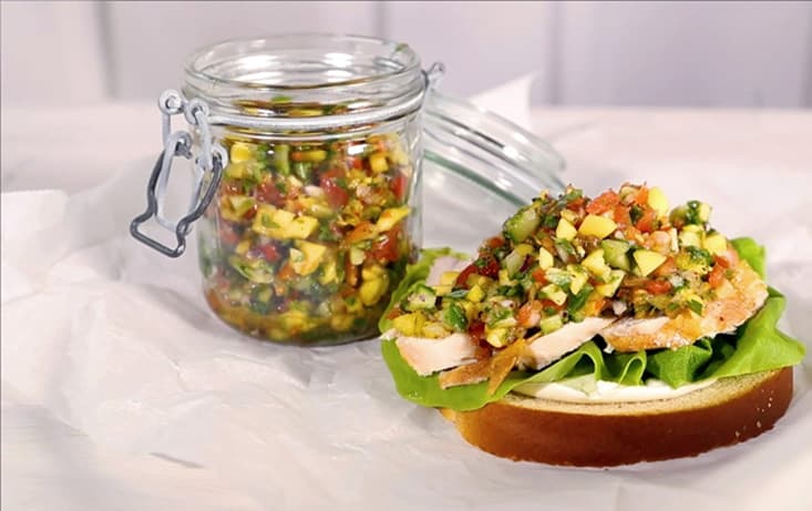 Macka med Pico de Gallo med mango & rödlök - Recept | Pågen